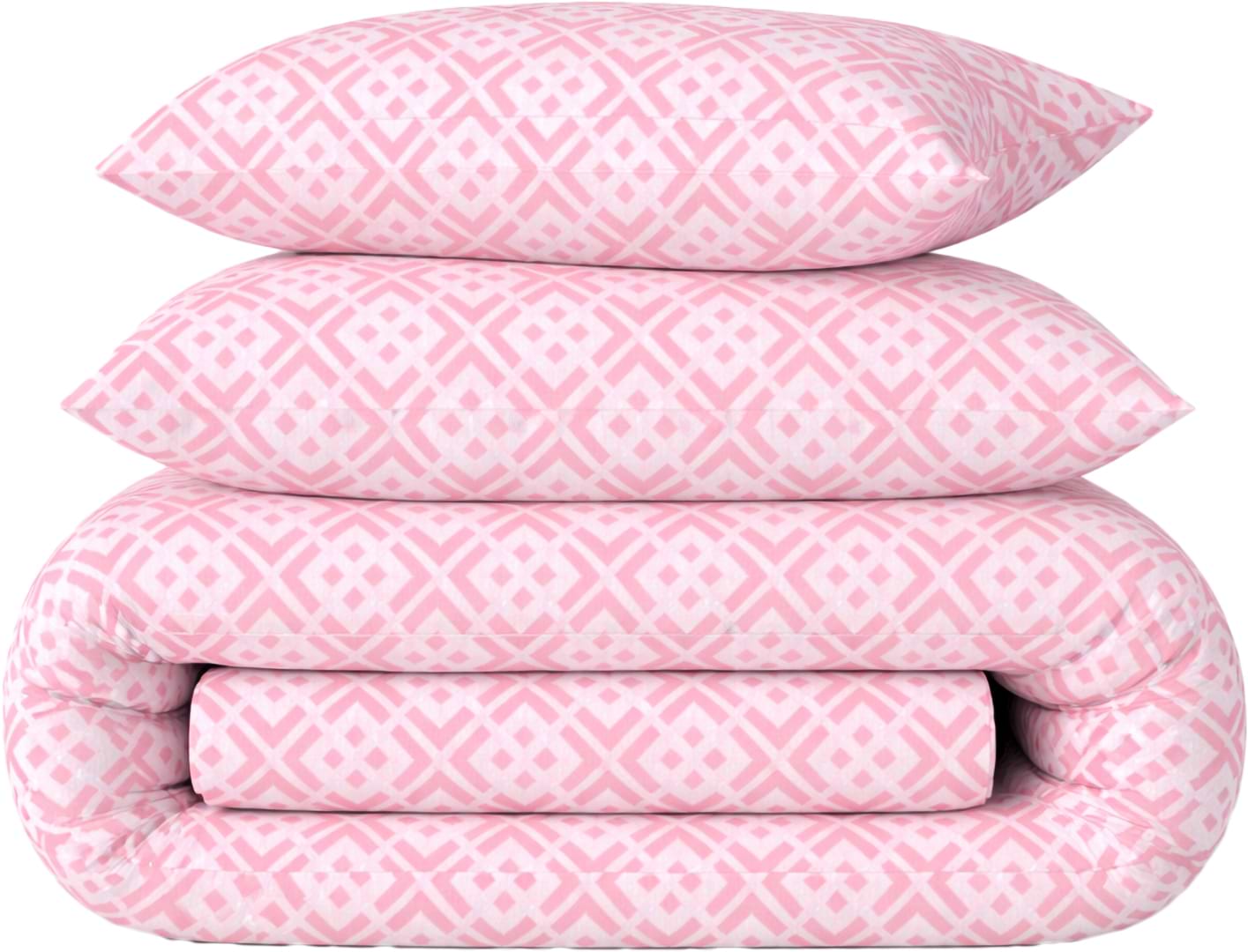 Комплект постільної білизни MirSon Ranforce Elite 17-0952 Abstract Pink 220х240 (2200013167006)